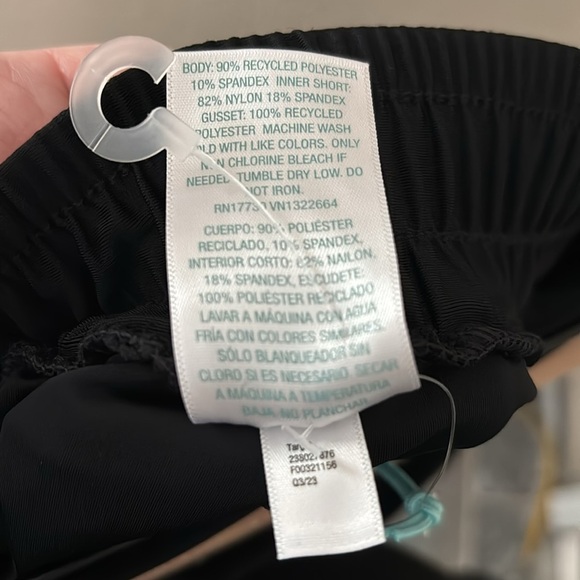 Women’s Kona Sol Swim Shorts, Large (12-14), Black, Pockets - Picture 6 of 6